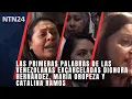 Lagu Primeras palabras de las venezolanas excarceladas Dignora Hernández, María Oropeza y Catalina Ramos
