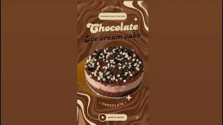 Chocolate Icecream Cake | Home Made Everyone can make this | 