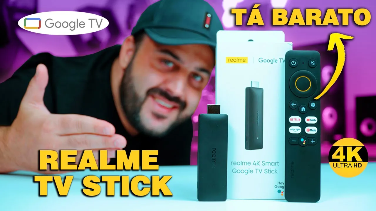 Realme GOOGLE TV STICK 4K - Review Completo