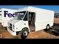 I Bought the Cheapest FedEX Truck EVER 24v Cummins Allison for 4350 Freightliner MT45 Step van