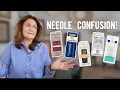 Needles needles - so many types of cross stitch needles