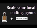 Scaling OpenCode agents on a local AI cluster with Paddler