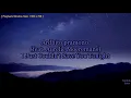 Ardhito pramono (feat. Aurelie Moeremans) - I Just Couldn't Save You Tonight (lyrics video)