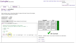 Codingbat - extraEnd Java