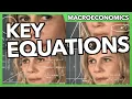 Macroeconomics Key Equations