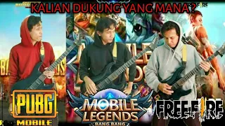 Download Theme Song Free Fire Vs PUBG Vs Mobile Legend Versi Cover Guitar Soundtrack 2021 MP3