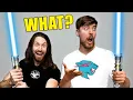 I gave MrBeast a REAL LIGHTSABER and caused a DISASTER