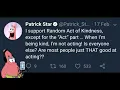 Patrick Reads His Tweets