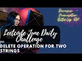 583 Delete Operation for Two Strings recursion memoise iterative dp space optimized Cpp