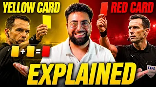 what is yellow card and red card in football explained basics of football part 2