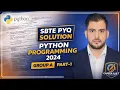 SBTE PYQ SOLUTION PYTHON PROGRAMMING 2024 Group A PART 1