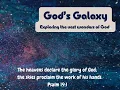 Live-stream 8 30 - God s Galaxy