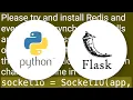 Flask socket IO emit from another module