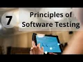 Principles of software testing Software Testing Principles 7 Quality Assurance Principles