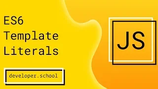 JavaScript ES6 String Concatenation with Template Literals