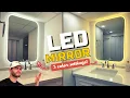 LED Bathroom Mirror How to Install a LED Vanity Mirror - DIY