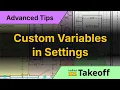 Creating Custom Variables in Settings - zzTakeoff