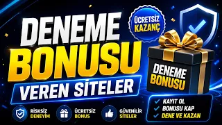Deneme Bonusu Veren Bahis Siteleri 2026 - Her Gün 1 Deneme Bonusu