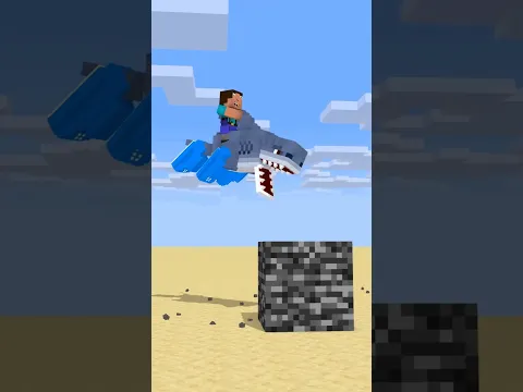 Break the Bedrock Herobrine #minecraft #animation