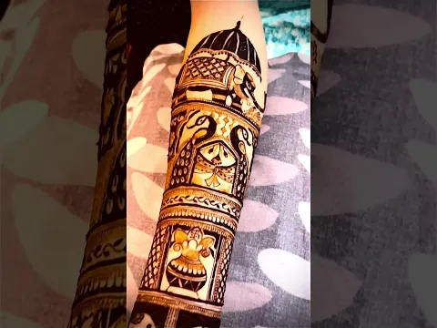 beautiful bridal mehndi Raja Rani design#mehandidesign #mehandi #shorts #viralvideo