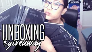BTS TEAR UNBOXING I GOT A RARE PHOTOCARD GIVEAWAY WINNER