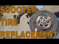 Electric Scooter Tire Replacement - SOLID FLAT FREE TIRE