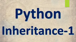 Python Object Oriented Programming Single Inheritance Super Method