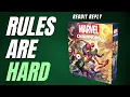 Rules Questions For Marvel Champions - Reddit Reply