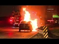 DTLA SigAlert Car Fire Downtown LA 6 17 18