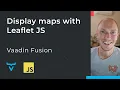 How to use Leaflet JS and other JavaScript libraries in Vaadin Fusion