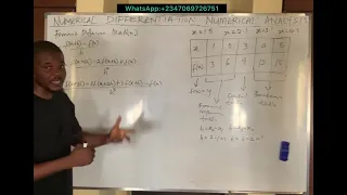 Numerical Differentiation Numerical Analysis