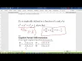 implicit differentiation Using Maple