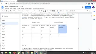 InfyTQ Day 2 Problem 10 Fundamentals of Python