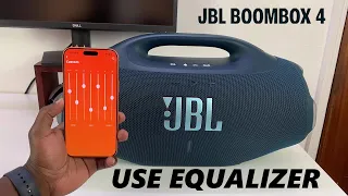 How To Use Equaliser On JBL Boombox 4