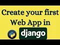 How to create Hello World App using Python Django