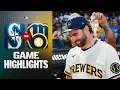 Mariners vs Brewers Game Highlights 26 MLB Highlights