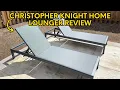 Review Christopher Knight Home Cape Coral Outdoor Aluminum Chaise Lounges with Mesh Seat 2-Pcs Set