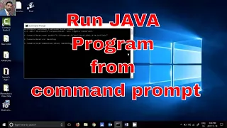 Lesson 1-Run Java Program from Command prompt