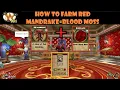 Wizard101 - How To Get The Most Red Mandrake Turn It Into Blood Moss Fastest Farming Method 2020