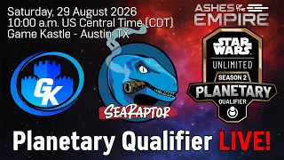 Star Wars Unlimited Planetary Qualifier LIVE Game Kastle in Austin TX