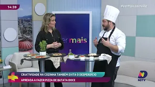 Criatividade na cozinha: aprenda a fazer pizza de batata-doce