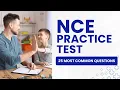 NCE Practice Test - Counseling Study Guide Review 25 Most Common Questions