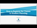 How to Register for Classes in Student Planning Holy Family University