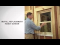 Replacing the Insect Screen on Andersen 200 Series Tilt-Wash Window