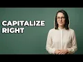 When Should The First Word Be Capitalized