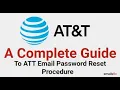 How to Reset ATT Email Password Without Security Questions