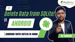 Delete Data from SQLite in Android Remove Records Using Kotlin