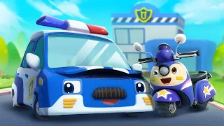 سيارة الشرطة الخارق سيارات اطفال اغاني اطفال بيبي باص BabyBus Arabic 