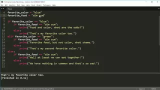 Python Programming Series If statements and Exceptions 4 Nested ifs