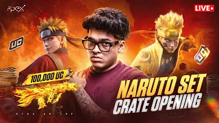 1,00,000 UC NARUTO SET OPENING | JONATHAN IS BACK!! | BGMI!